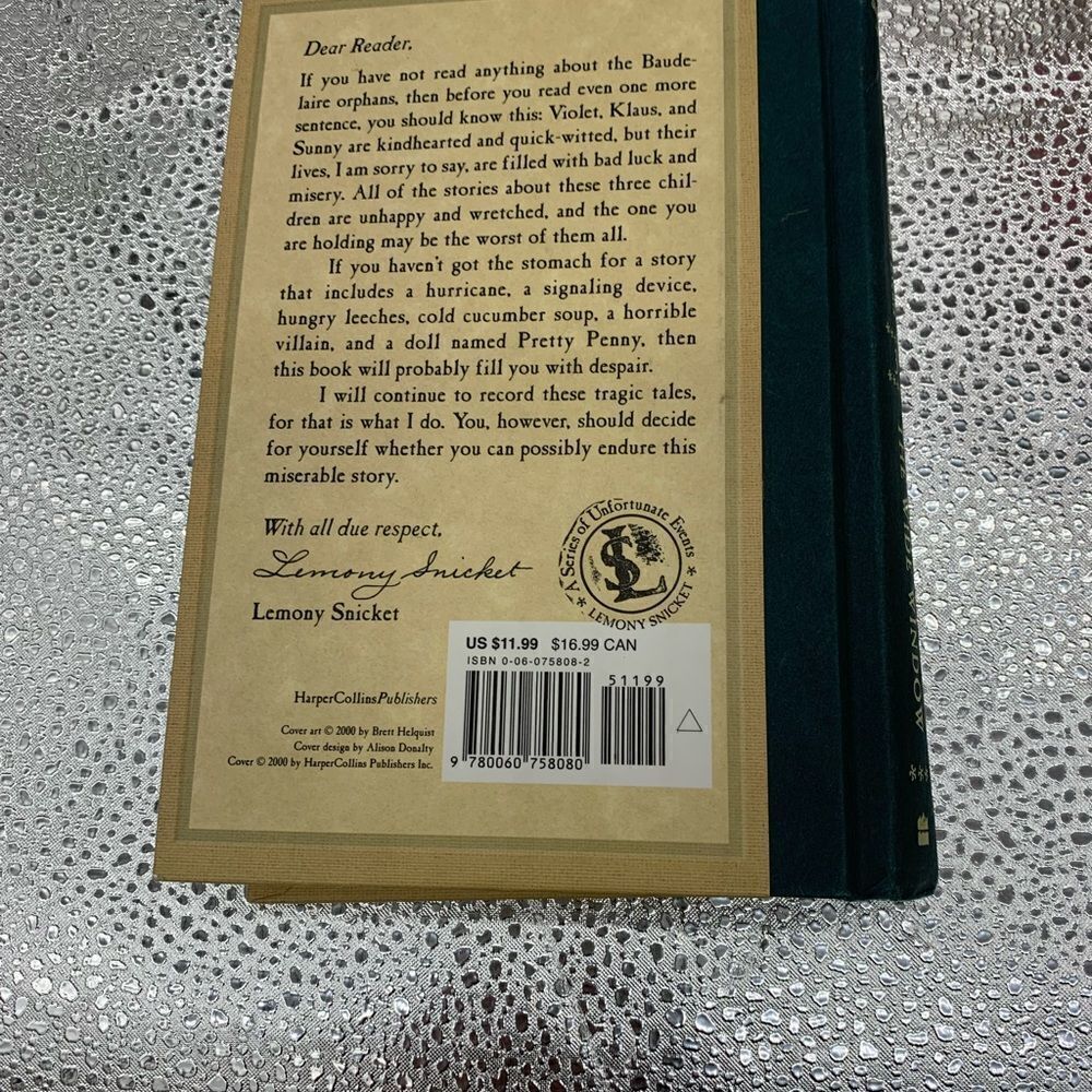 Lemony Snicket Book  - Picture 2 of 2